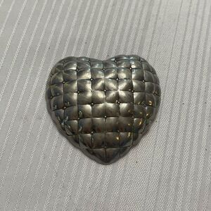 1988 Seagull Pewter Canada Heart Brooch Pin Signed & Dated